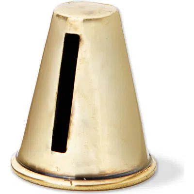 Tag Antique Brass Candle Sharpener For Taper Candles Accessory In Gold