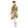 Tag Antique Brass Gold Holly Leaf Wreath Hanger For Christmas In Gold