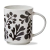 Tag Arden Mug Black Multi Stoneware Everyday In White