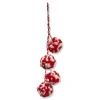 Tag Artisan Red Wool Pom Pom Tree Ornaments Holiday Decor In Red
