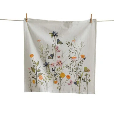 Tag Artisona Wild Flower Flour Sack Dt Multi Cotton Everyday In White