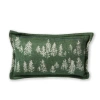 Tag Aspen Green Lumbar Pillow Acrylic Throw Pillow For Christmas In Green