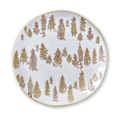 Tag Aspen Multicolor Ceramic Appetizer Plates For Entertaining In Neutral