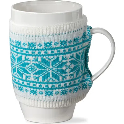Tag Aspen Sweater Mug Turquoise Blue Bone China Drinkware