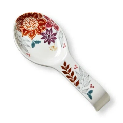 Tag Autumn Bloom Fall Stoneware Spoon Rest Multi 9.45 X 3.75 X 1.35