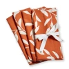 Tag Autumn Botanical Cloth Napkins In Orange