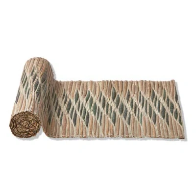 Tag Bali Green Multi Table Runner Water Hyacinth Spring Decor