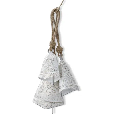 Tag Balsam Bells Set Of Three Decorative Iron Bells Antique White