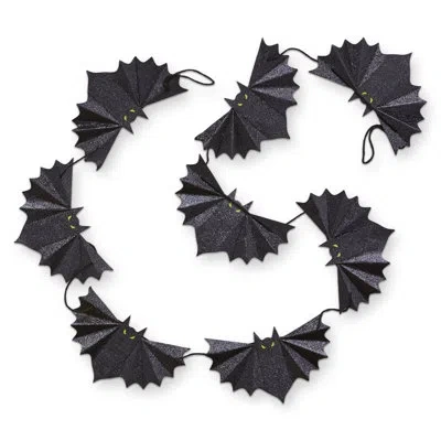 Tag Bat Paper Garland Black Halloween