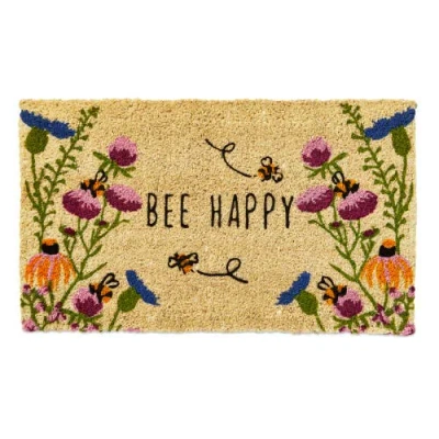 Tag Bee Happy Wildflower Coir Mat Multi Coir Everyday