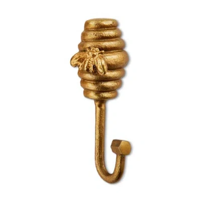 Tag Beehive Wall Hook Antique Brass Gold Decorative Home Decor