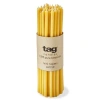 Tag Beeswax Mini Taper Candles Honey Yellow Set Of 50 In Yellow