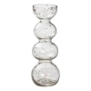 Tag Bella Pebble Large Clear Glass Decorative Novelty Vase In Transparent