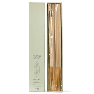 Tag Bergamot Green Tea Incense Sticks Multicolor Home Fragrance In Gold