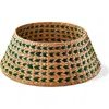 Tag Bergen Water Hyacinth Tree Collar Decorative Rattan Skirt In Multi