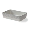 Tag Bistro Large Rectangular Grey Baking Dish Oven Safe In Multi