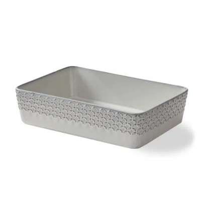 Tag Bistro Large Rectangular Grey Baking Dish Oven Safe In Multi