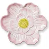 Tag Bloom Appetizer Plate Pink Earthenware Spring In Pink