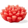 Tag Blossom Flower Shaped Pink Paraffin Wax Candle Novelty In Pink