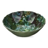 Tag Botanica Green Floral Print Melamine Serving Bowl Indoor Outdoor In Green