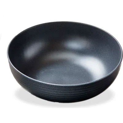 Tag Brooklyn Charcoal Melamine Serving Bowl Dishwasher Safe In Gray