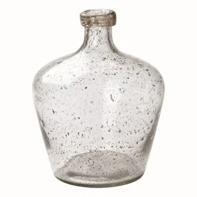 Tag Brooklyn Pebble Glass Vase Medium Decorative Jug For Home In Transparent
