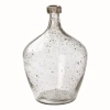 Tag Brooklyn Pebble Large Clear Glass Decorative Jug Vase In Transparent