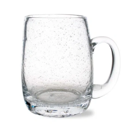 Tag Bubble Glass Beer Mug In Transparent