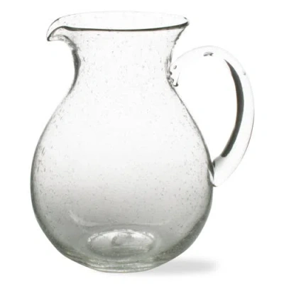 Tag Bubble Glass Pitcher Clear Beverage Server For Everyday Use In Transparent