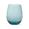 Tag Bubble Glass Stemless Wine Glass For Parents Gift In Blue