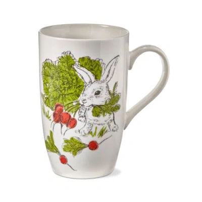 Tag Bunny Radish Tall Mug Multicolor Bone China Drinkware