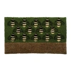 Tag Busy Bees Boot Scrape Bumble Bee Coir Door Mat Green In Green