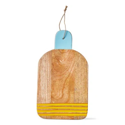 Tag Cabana Stripe Board Large Multi Mango Wood Summer In Brown