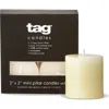 Tag Chapel Mini Pillar Ivory Candles Set Of 4 Unscented In Neutral