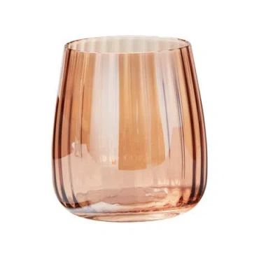 Tag Chelsea Iridescent Stemless Wine Glasses B14oz In Multi