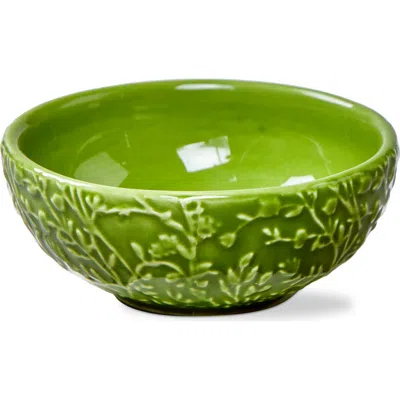 Tag Christmas Verdent Green Earthenware Dip Bowl 2 oz 3x3x1.3