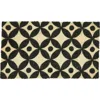 Tag Circles Coir Mat Multi Coir Summer In Black