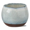 Tag Cirrus Large White Multi Ceramic Planter Decorative Garden Pot In Blue