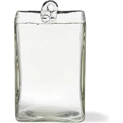 Tag Clarity Clear Rectangle Glass Votive Candleholder Tall In Transparent