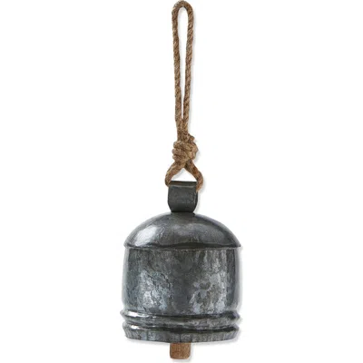 Tag Classic Artisan Silver Bell Decorative Holiday Decor In Gray