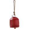 Tag Classic Artisan Xl Red Iron Bell Holiday Decorative Object In Red