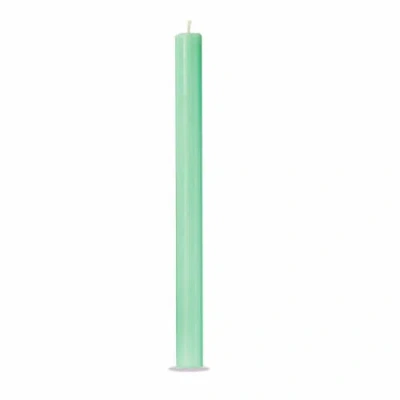Tag Color Studio Straight Taper Unscented Paraffin Wax Candle In Green