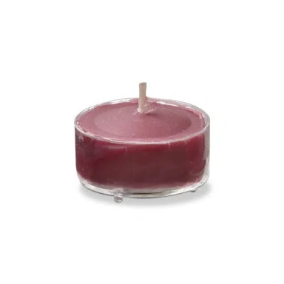 Tag Color Studio Tealight Candles Set Of Eight Plum Paraffin Wax In Purple