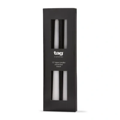 Tag Color Studio Traditional Taper Unscented Candle Set Of 4 In White