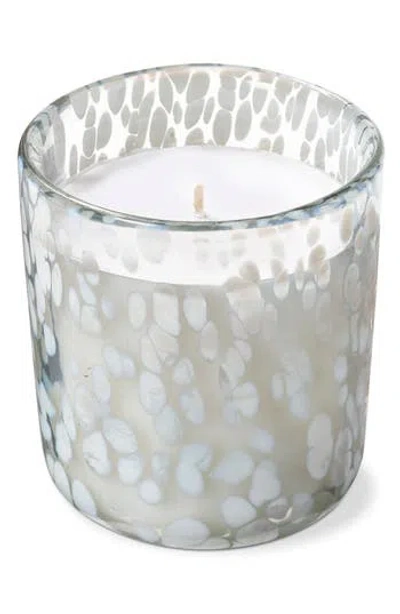 Tag Confetti Sandalwood Candle In White