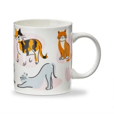 Tag Cool Cats Bone China Mug Multi 12 oz 3.25x3.25x3.5