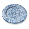 Tag Cote Blue White Flower Melamine Dinnerware Plates Set 4 In Blue