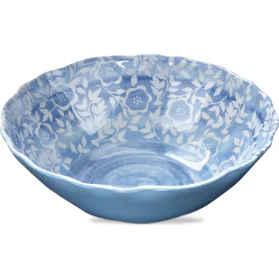 Tag Cote Blue White Flower Melamine Serving Bowl Dishwasher Safe