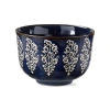 Tag Cote Reactive Block Serve Bowl Blue Multi Ceramic In Blue