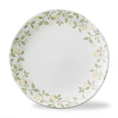 Tag Cozy Cocoon Stoneware Appetizer Plate Multi 8 X 7.87 X 0.67 In White